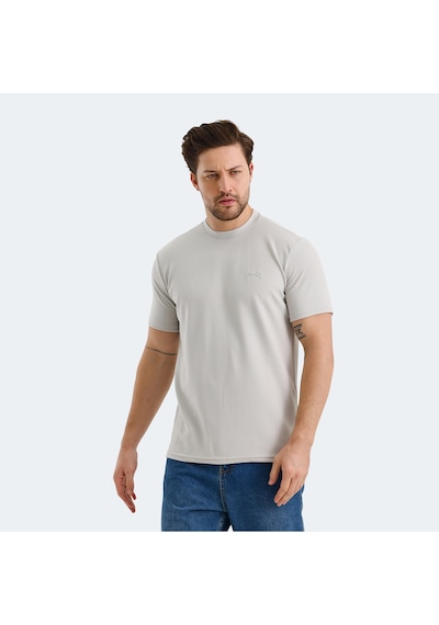 Slazenger BREEZE Erkek  Gri Tişört