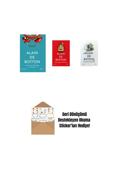 Çalışmanın Mutluluğu Ve Sıkıntısı + Mutluluğun Mimarisi + Felsefenin Tesellisi + Okuma Sticker'ları