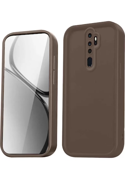Newface Xiaomi Redmi Note 8 Pro Kılıf Viera Silikon - Kahverengi
