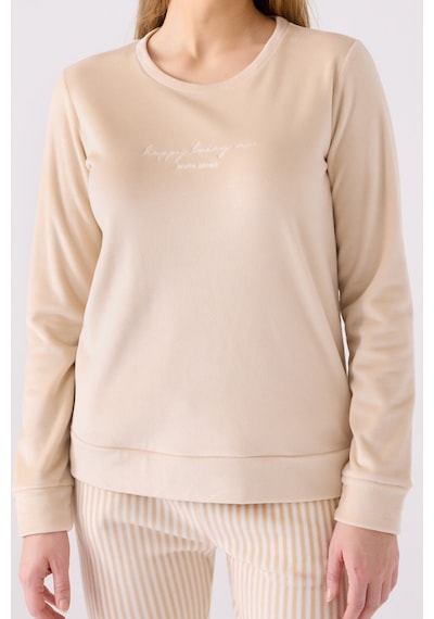 Pierre Cardin Kadın Krem Pijama Takımı Pc8916-s-v2 Krem