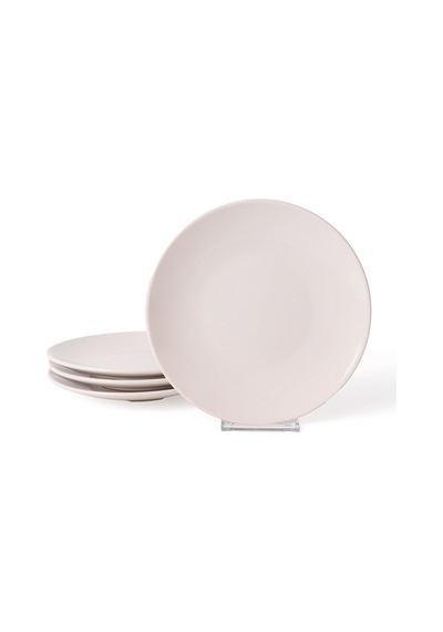 Keramika Krem Ege Pasta Tabağı 20 Cm 4 Adet 036