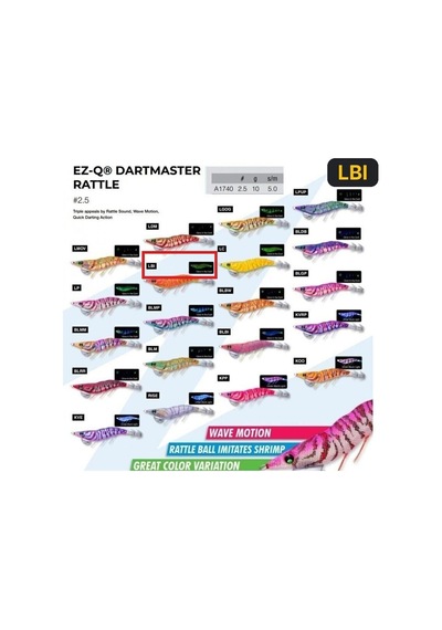 Duel A1747 Ez-q Dartmaster Rattle 3.5 19 Gr