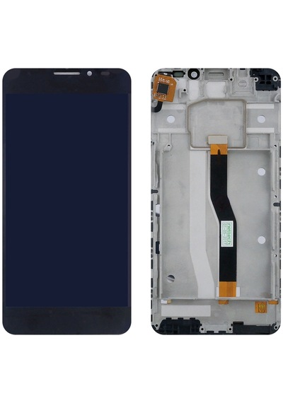 Teknonet General Mobile Discovery 2 Uyumlu Lcd+dokunmatik+çıtalı - Beyaz