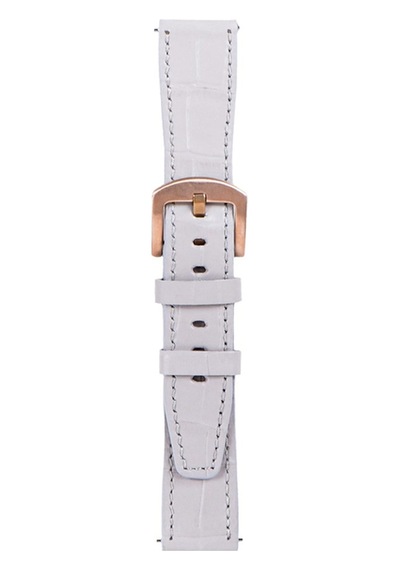 Fro Lw38-43 20 Mm Hakiki Deri Kroko Krem Kordon Gold Toka