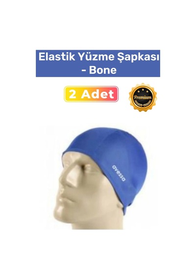 Avessa Özel Üretim Su Geçirmez Silikon Yüzücü Havuz Ve Deniz Bonesi Elastik Yüzme Şapkası 2'li Set Çok Renkli
