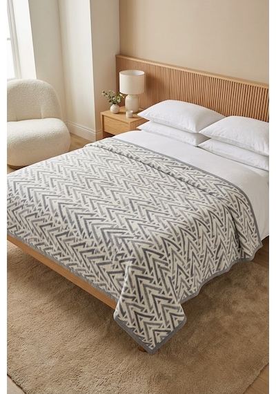 Sesli Home Lüks Peluş Battaniye 222104a Tek Kişilik 160X220