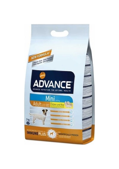 Advance Mini Adult Tavuklu ve Pirinçli Küçük Irk Yetişkin Köpek Maması 3 KG