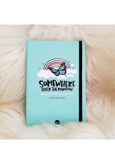 Somewhere Over The Raınbow Lastikli Defter