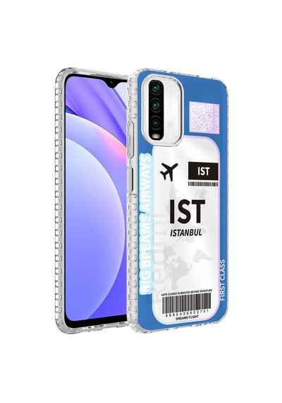 Xiaomi Redmi Note 10 Kılıf Airbag Kenarlı Renkli Desenli Elegans