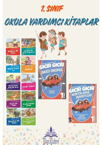 1. Sınıf Maarif Modeli Gıcır Gıcır Akıcı Okuma + Noktalama İşaretleri + 10 Lu Hikaye Seti