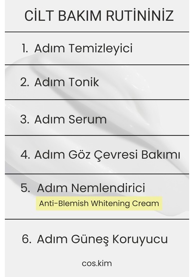 Leke Karşıtı Ve Gözenek Sıkılaştırıcı Aydınlatıcı Krem blemish Whitening Cream 50ml