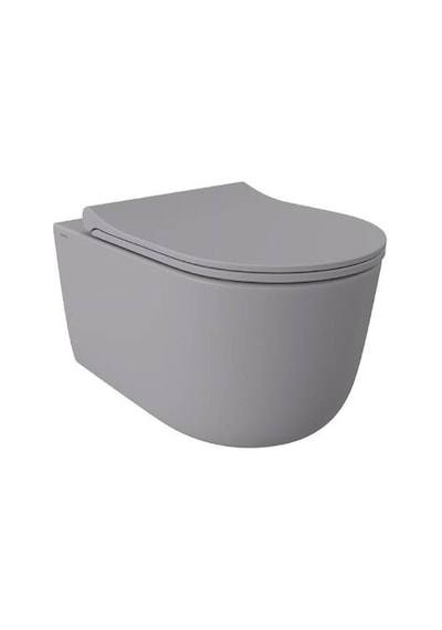 Bocchi - Speciale Jet Flush Taharet Borusuz Asma Klozet Mat Gri - 1171-006-0129 Diğer
