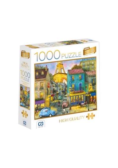 Paris Sokakları Puzzle 1000