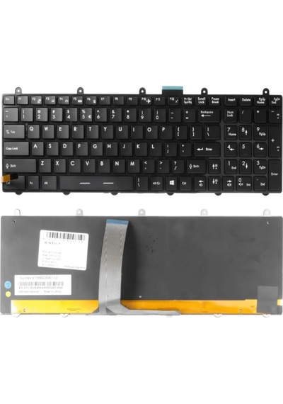 Monster Abra A5 V2.1 Uyumlu Notebook Klavyesi Siyah Tr Işıklı