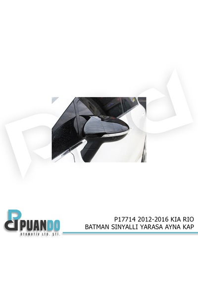 2012-2016 Kıa Rıo Batman Sinyalli Yarasa Ayna Kapağı