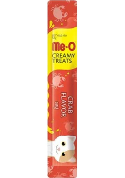 Me-O Creamy Treats Yengeçli Kedi Ödülü 4 x 15 G