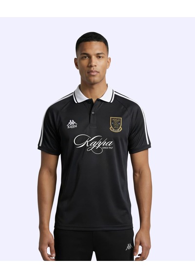 Kappa Kapio Polo Erkek Siyah Regular Forma