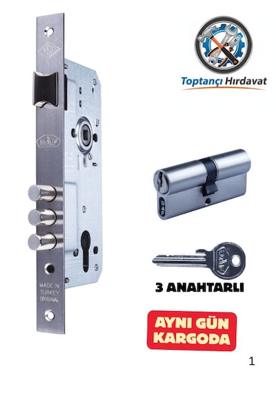 Daf Çelik Kapı Kilidi Eski Tip Daf Kapı Kilidi Milli Barelli 1 ADET