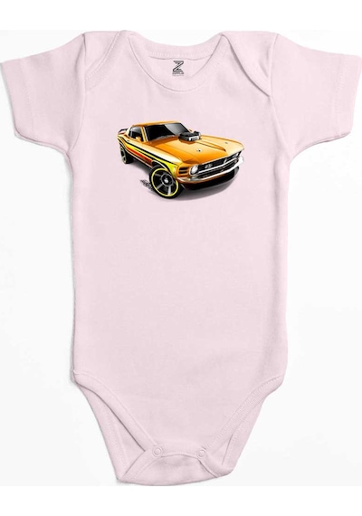 Zepplin Giyim Ford Mustang Mach 1 Ekru Bebek Body Zıbın