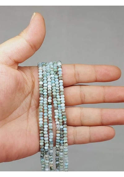 Larimar Taşı Dizi 2.5 3.5mm 51218 Çok REnkli
