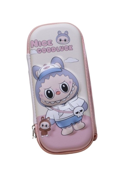 Petityu Pembe Lila Labubu Kalem Kutusu Pembe