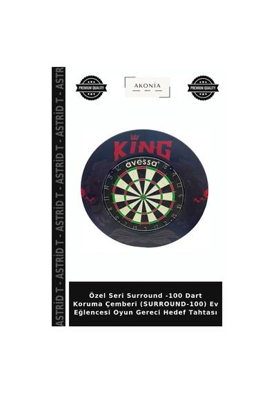 Özel Seri Surround -100 Dart Koruma Çemberi Surround-100 Ev Eğlencesi Oyun Gereci Hedef Tahtası