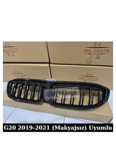 Bmw G20 Ön Panjur Böbrek 2019-2020-2021 G20 M3 Uyumlu Çift Çizgi