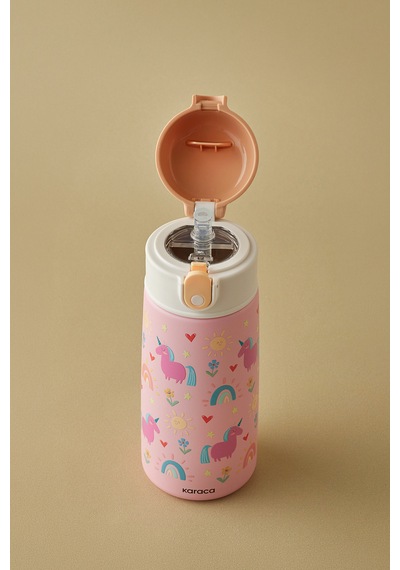 Karaca Little Joys Space Çelik Sızdırmaz Termos 500 Ml Pembe