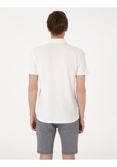 Pierre Cardin Erkek Ekru Tişört 50309946-vr019 Ekru