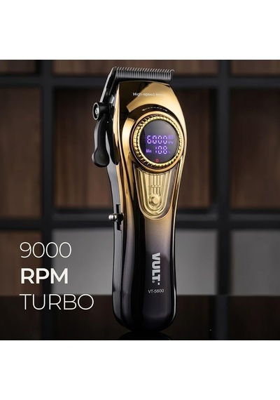 Vult Vt-5600 Profesyonel Kablosuz Tıraş Makinesi - 9000 Rpm Turbo Motor - 4500mah Dev Batarya - 360 Dk Çalışma Süresi - Dijital Lcd Ekran - Saç & Sakal Kesme - 0.1mm Hassasiyet - Altın Seri Vult Vt-5600 Profesyonel Kablosuz Tıraş Makinesi - 9000 Rpm Turbo Motor - 4500mah Dev Batarya - 360 Dk Çalışma Süresi - Dijital Lcd Ekran - Saç & Sakal Kesme - 0.1mm Hassasiyet - Altın Seri