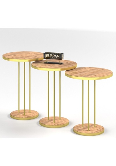 Zigon Sehpa Terra Gold Ceviz