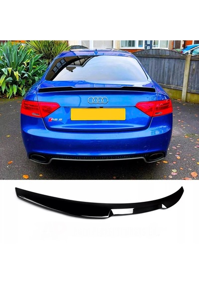 Audi A5 2007-2016 Plastik Parlak Siyah M4 Spoiler