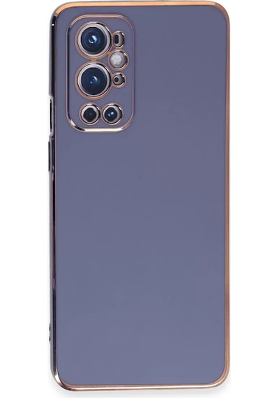 Newface One Plus 9 Pro Kılıf Volet Silikon - Mavi Resimdeki