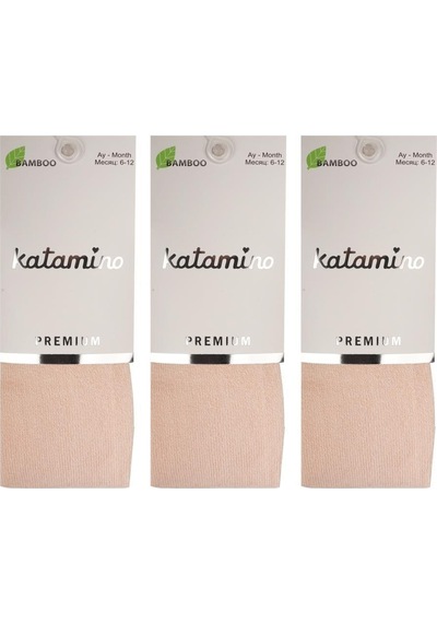 Katamino Liva Bebek Bambu Külotlu Çorap K36000 Pudra 001