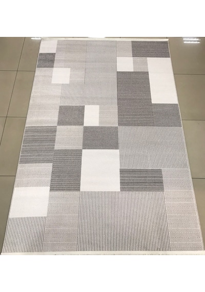 Merinos Halı Vista 76594 095 Serisi Triko Akrilik Salon Oturma Yatak Odası Halısı Gri