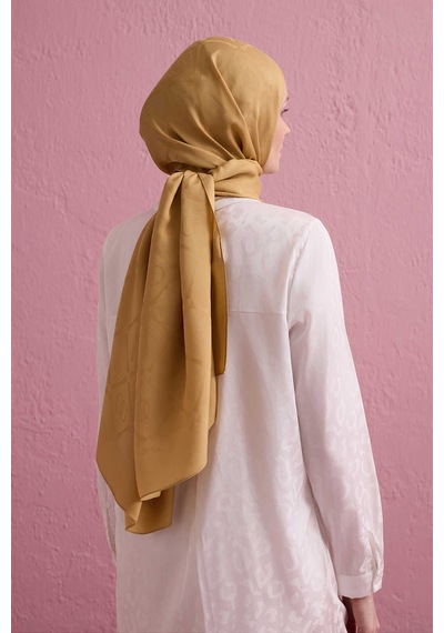 Imannoor İman I Baklava Camel Ramy Jakar Şal 70x190 Deve