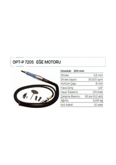 Osaka Opt-P 7205 Eğe Motoru