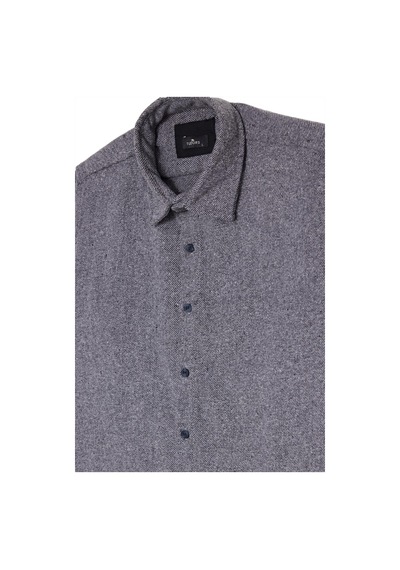 Tudors Erkek Slim Fit Dar Kesim Uzun Kollu Düz Kışlık Oduncu Gömlek-42573 Gri Tudors Erkek Slim Fit Dar Kesim Uzun Kollu Düz Kışlık Oduncu Gömlek-42573 Gri