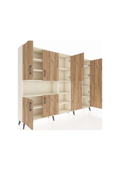 Arges Dolap 13 Raflı 7 Kapaklı 220x30x163 Aytaşı-çam/aytaşı Aytaşı-çam/aytaşı Arges Dolap 13 Raflı 7 Kapaklı 220x30x163 Aytaşı-çam/aytaşı Aytaşı-çam/aytaşı