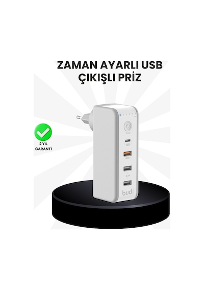 Akıllı Zaman Ayarlı Şarj Cihazı Güvenli Ve Enerji Tasarruflu 0-2