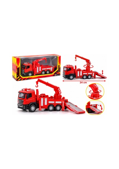 Die Cast Sürtmeli Vinçli Kurtarıcı İtfaiye Aracı Nhr