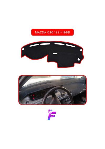 Mazda 626 1991-1998 Uyumlu Torpido Örtüsü Araca Özel Üretim Kolay Montaj Torpido Kılıf Td39 Torpido Halısı