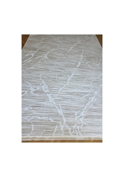 Badelya Home London 001 Krem Bej Bambu Akrilik Yumuşak Modern Özel Kesim Salon Koridor Halısı 002-krem/bej