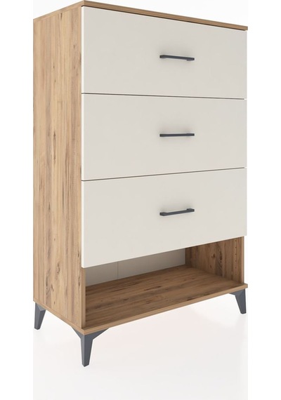 Hyperion Dolap 3 Çekmeceli 88x44x134 Çam-aytaşı Atlas Çam