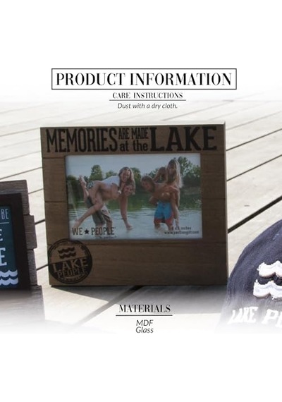 67065 Memories Are Made Am See Bilderrahmen, 7 1/2 X 6 3/10,2 Cm