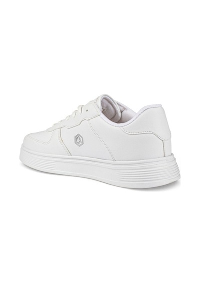 Crosberg 408-26 Cilt Deri Anatomik Taban Erkek Sneaker Beyaz