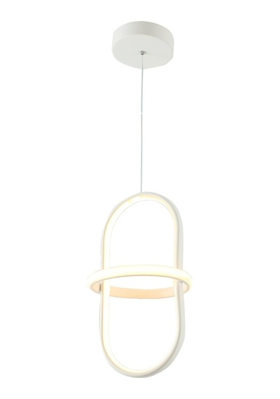 Tt006-1-By Tt Aydınlatma Minyon Modeli Tekli Mat Beyaz Led Avize