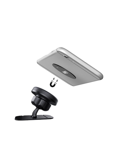 Aukey Hd-c13-bk Güçlü Yapışkan Ve Mıknatıslı Araç İçi Telefon Tutucu - Siyah