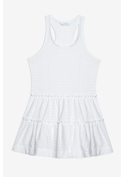 Penti Kız Çocuk Lace Dantel Beyaz Elbise