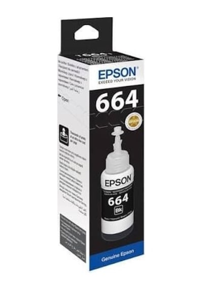 Epson T664 Siyah Mürekkep Kartuşu C13t66414a Diğer